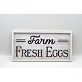 Mr. Mjs Trading Mr. MJs Trading IV-W18-CB033 Farm Fresh Eggs Wall Decor IV-W18-CB033